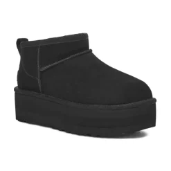 Clearance Classic Ultra Mini Platform Støvler Black Dame Støvler