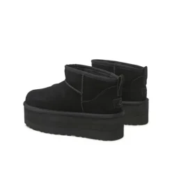 Clearance Classic Ultra Mini Platform Støvler Black Dame Støvler