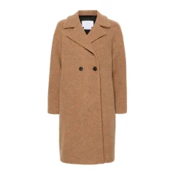 Discount Cognac Uldfrakke Dame Frakker