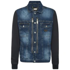 Outlet Composed Denim Zip Jacket College Jakker