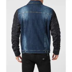 Outlet Composed Denim Zip Jacket College Jakker