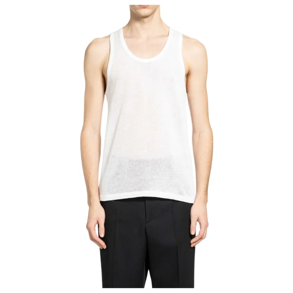 Outlet Cotton Mesh Tanktop Strik