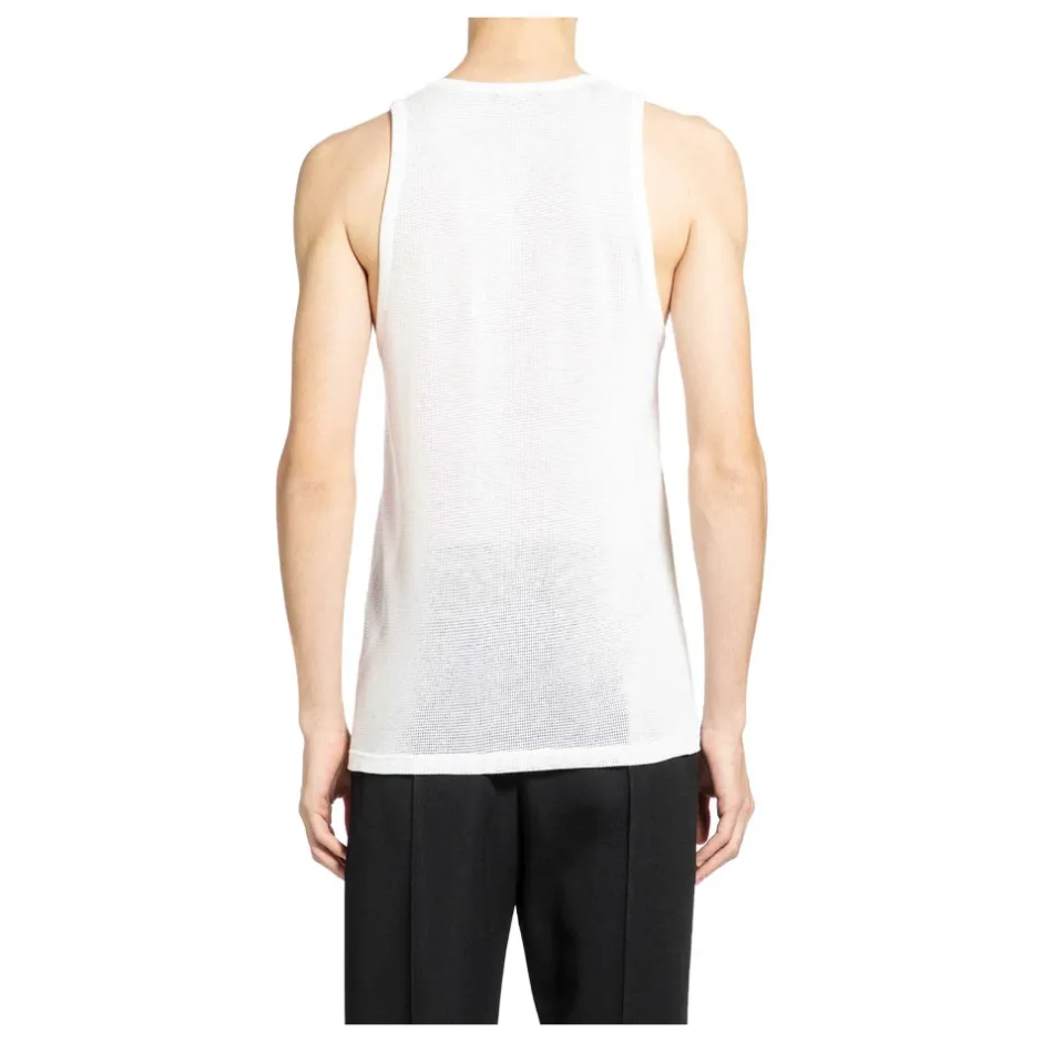 Outlet Cotton Mesh Tanktop Strik