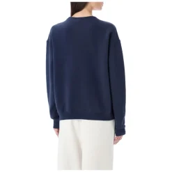 Sale Cozy Crew Neck Fleece Sweater Dame Sweatshirts