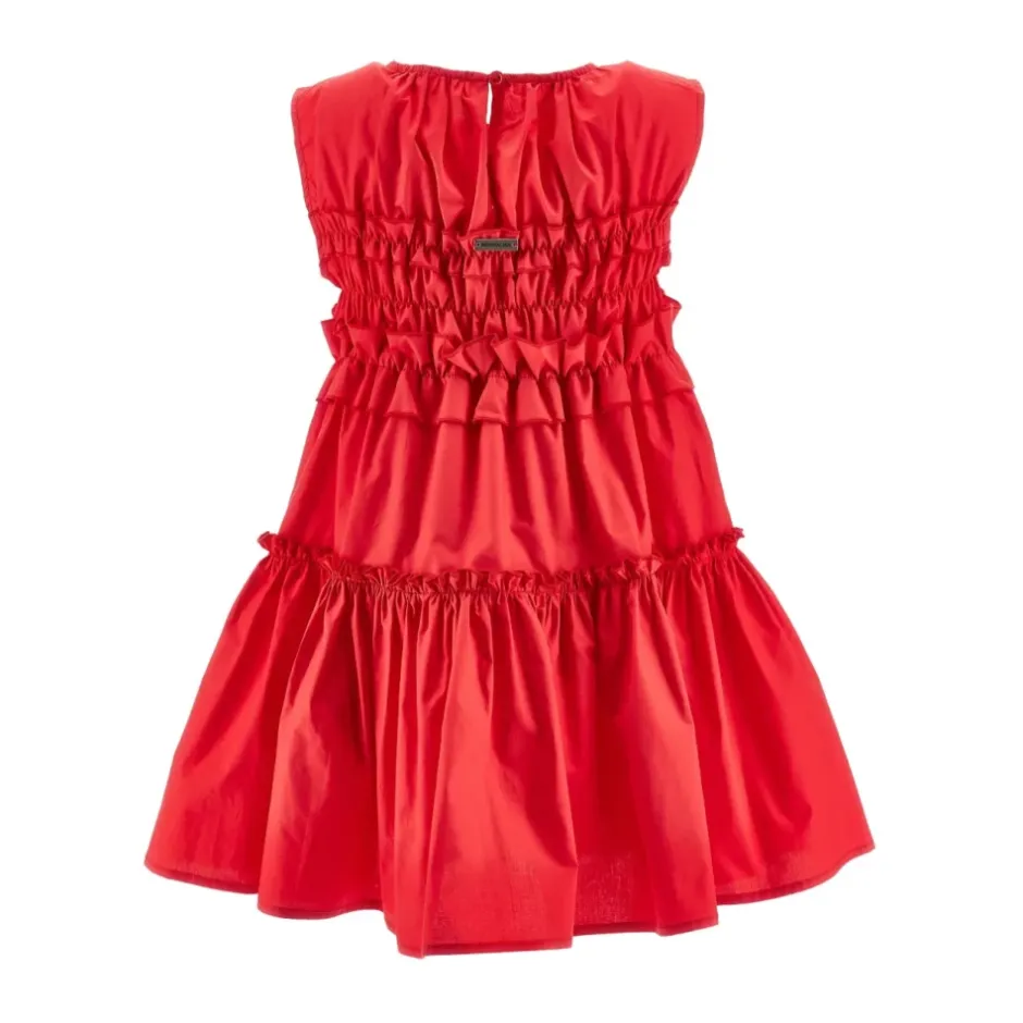 Crewneck Flared Dress Børn Kjoler & Nederdele
