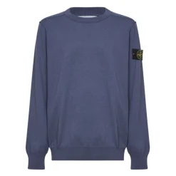 Clearance Crewneck Sweater med Logo Strik