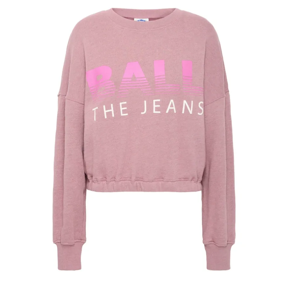 Discount Cropped Sweatshirt Wistful Mauve Dame Sweatshirts