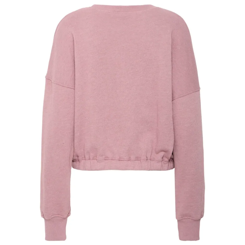 Discount Cropped Sweatshirt Wistful Mauve Dame Sweatshirts