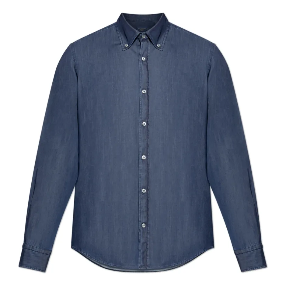 Hot Denim skjorte med lomme Skjorter