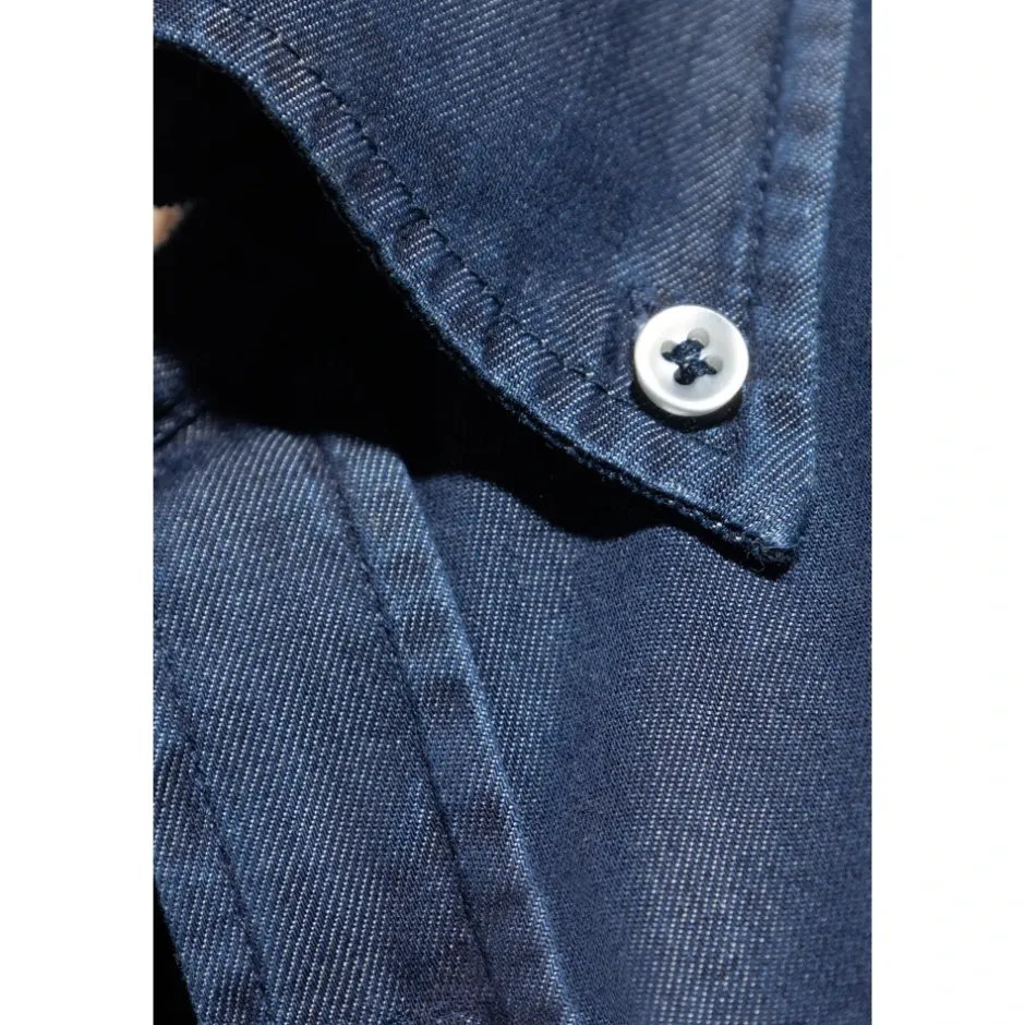 Hot Denim skjorte med lomme Skjorter