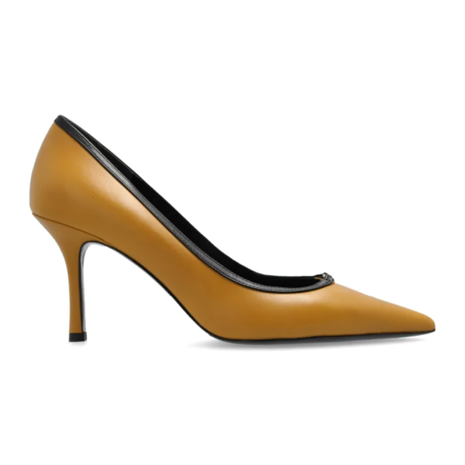 Clearance Dobbelt T Logo Pumps Dame Pumps|Stiletter