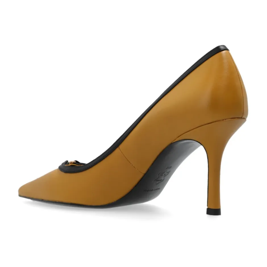 Clearance Dobbelt T Logo Pumps Dame Pumps|Stiletter