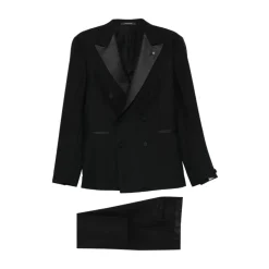 Clearance Dobbeltradet Smoking Suit Jakkesæt