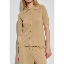 Hot Dotta kortærmet cardigan Dame Striktrøjer & Sweatere