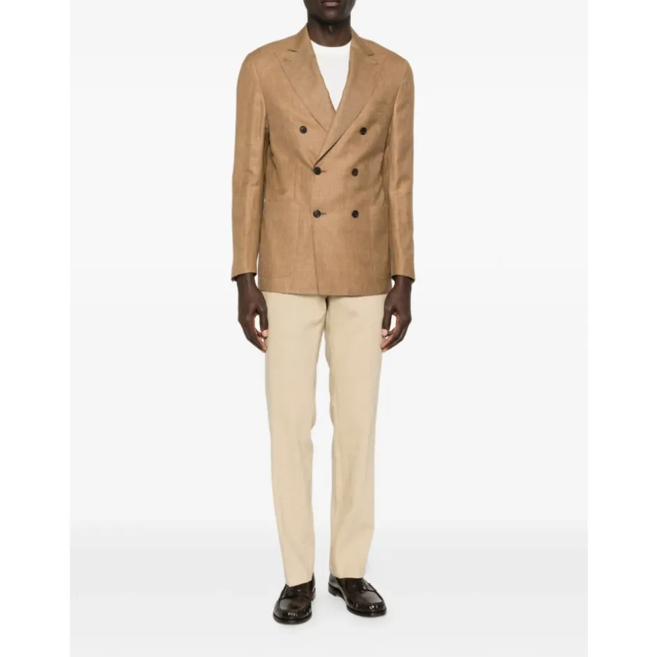 Clearance Double-Breasted Blazer Jakkesæt