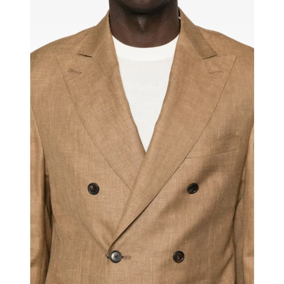 Clearance Double-Breasted Blazer Jakkesæt