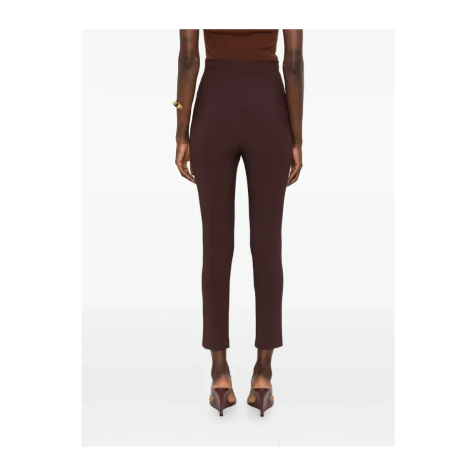 Outlet Double-Layer Stretch Crêpe Bukser Dame Bukser