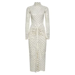 Clearance Draped Fluid Strass Jersey Dress Dame Kjoler
