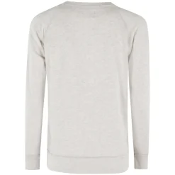 Clearance Ecru Sweatshirt med Velvet Logo Dame Sweatshirts