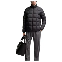 Best Eglise Square-Quilted Hooded Short Down Jacket Jakker