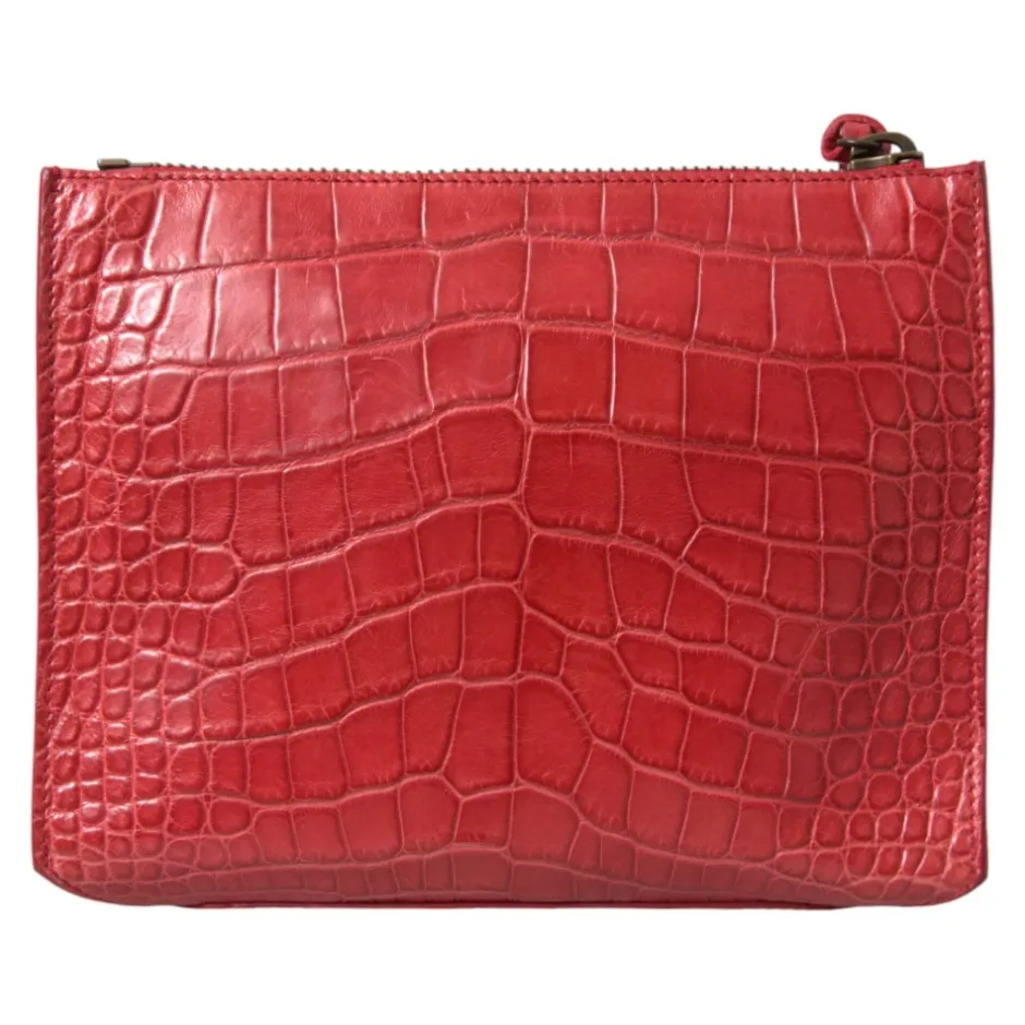 Best Eksotisk Alligator Læder Clutch Dame Clutch