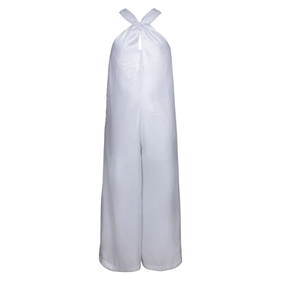 Hot Elegant jumpsuit med krydsede stropper og skjult lynlås bagpå Børn Jumpsuits
