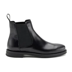 Clearance Elegant Læder Chelsea Støvle Dame Chelsea Boots