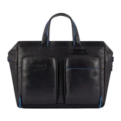 Outlet Elegant Læder Dokumentmappe med Laptoprum Dame Laptop Tasker
