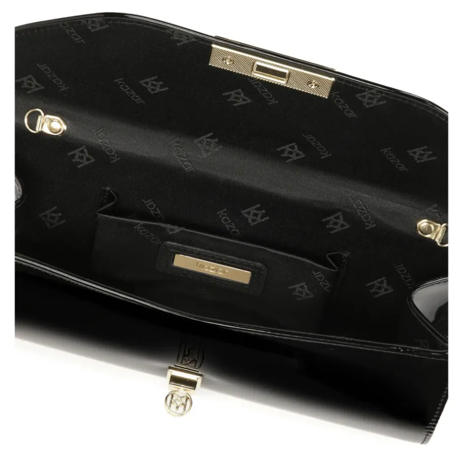 Clearance Elegant patent læder clutch taske Dame Clutch