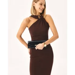 Clearance Elegant patent læder clutch taske Dame Clutch