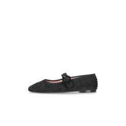 New Elegante Mercedita de Terciopelo Brocado Dame Ballerina Sko