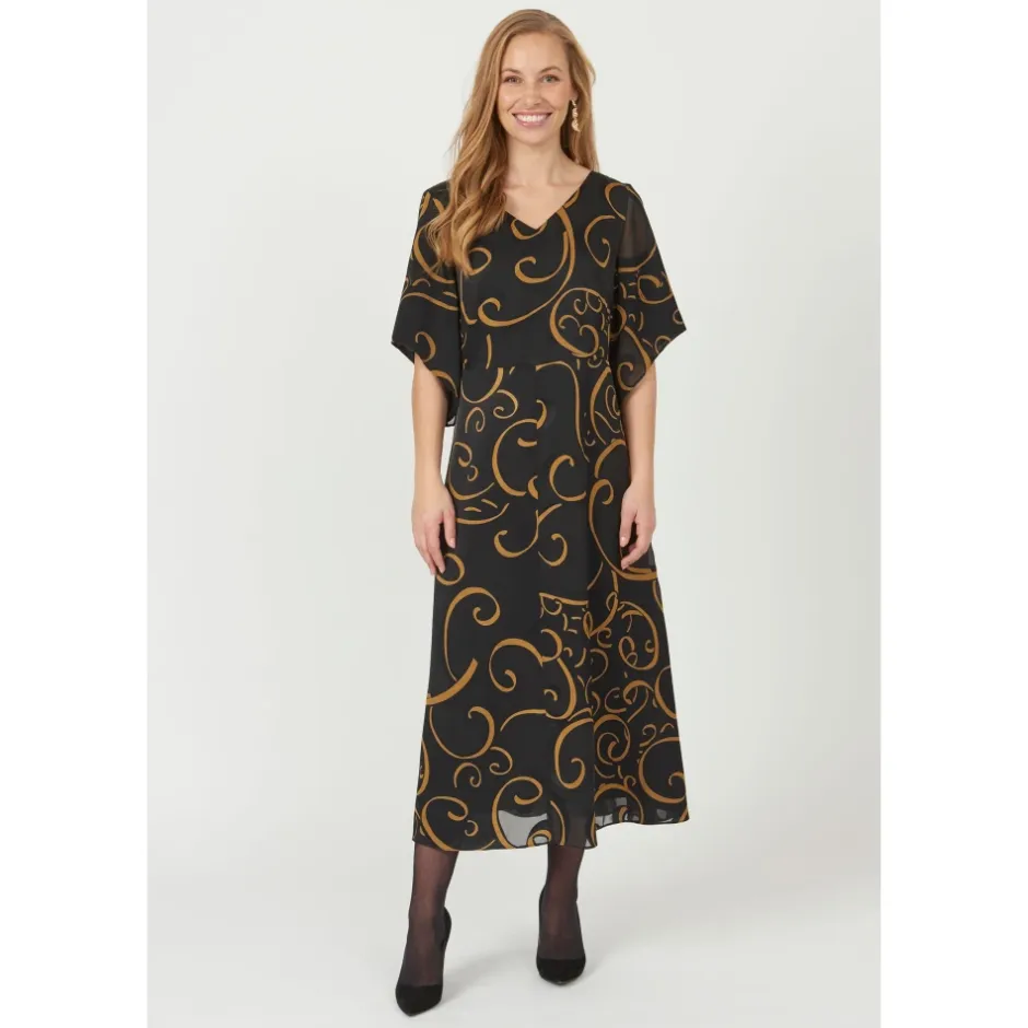 Hot ELJade - Mustard Dame Kjoler