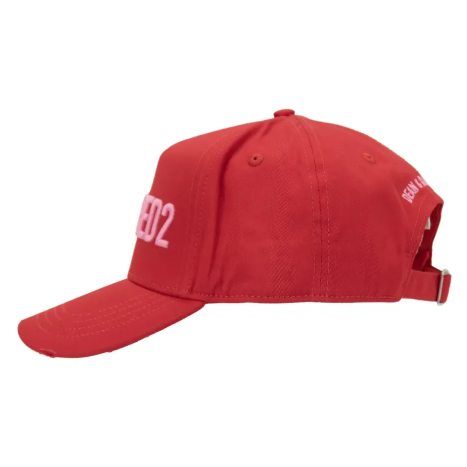 Outlet Embossed Logo Baseball Cap Fibbia Dame Huer & Kasketter