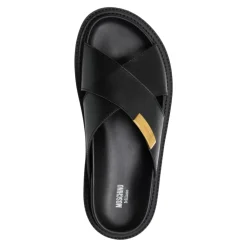 Hot Ensfarvede Sandaler, Uden Lukning Sandaler