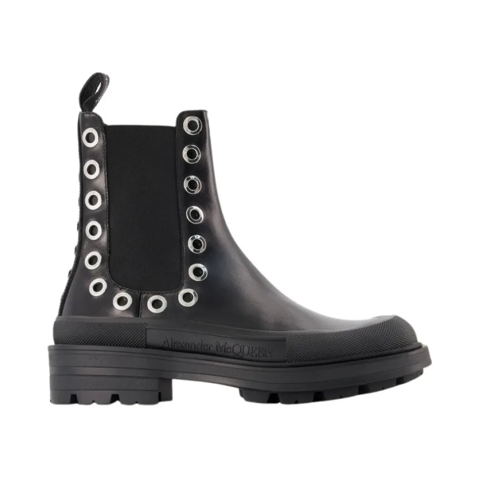 Best Eyelet Detail Chelsea Støvler Chelsea Boots