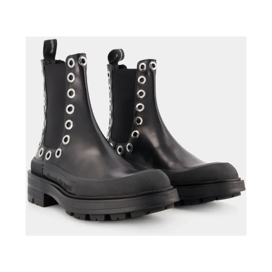 Best Eyelet Detail Chelsea Støvler Chelsea Boots