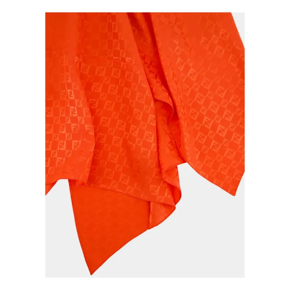 Clearance FF Jacquard Midi Skirt Dame Nederdele