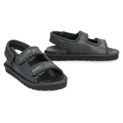 Sale Flade sandaler med Torchon dekoration Dame Sandaler