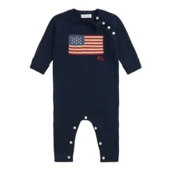 Flag Design One Piece Coverall Børn Overtøj