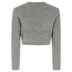 Best Fluffy Crystal Trim Cardigan Dame Striktrøjer & Sweatere