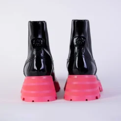 Best Fluo Pink Sole Chelsea Støvler Dame Chelsea Boots