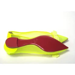 Outlet Fluro flad sko med spids tå Dame Ballerina Sko