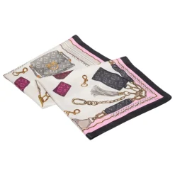 Clearance Foulard i twill med taske- og logoprint Halstørklæder Og Tørklæder