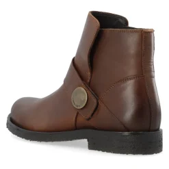 Clearance FREJA Low Biker Boot Cognac Dame Støvler