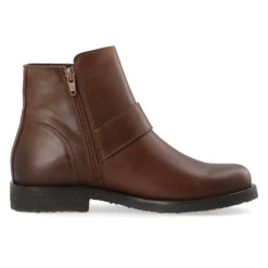 Clearance FREJA Low Biker Boot Cognac Dame Støvler