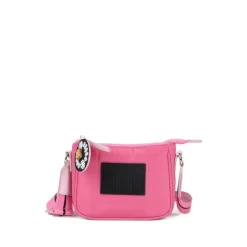Clearance Fuchsia Tasker med Logo Patch Charme Børn Tasker