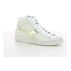 New Game L High Waxed Dame Sneakers