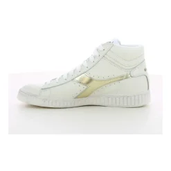 New Game L High Waxed Dame Sneakers