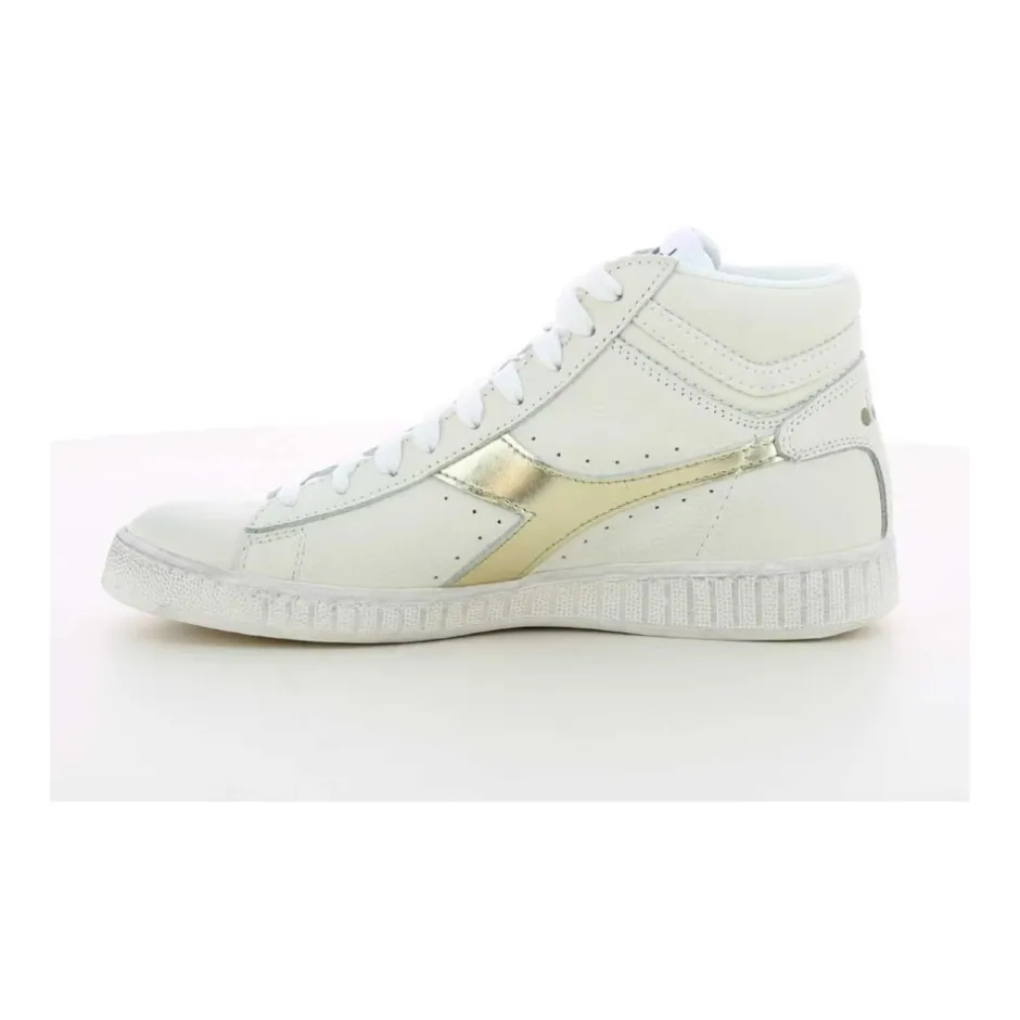 New Game L High Waxed Dame Sneakers