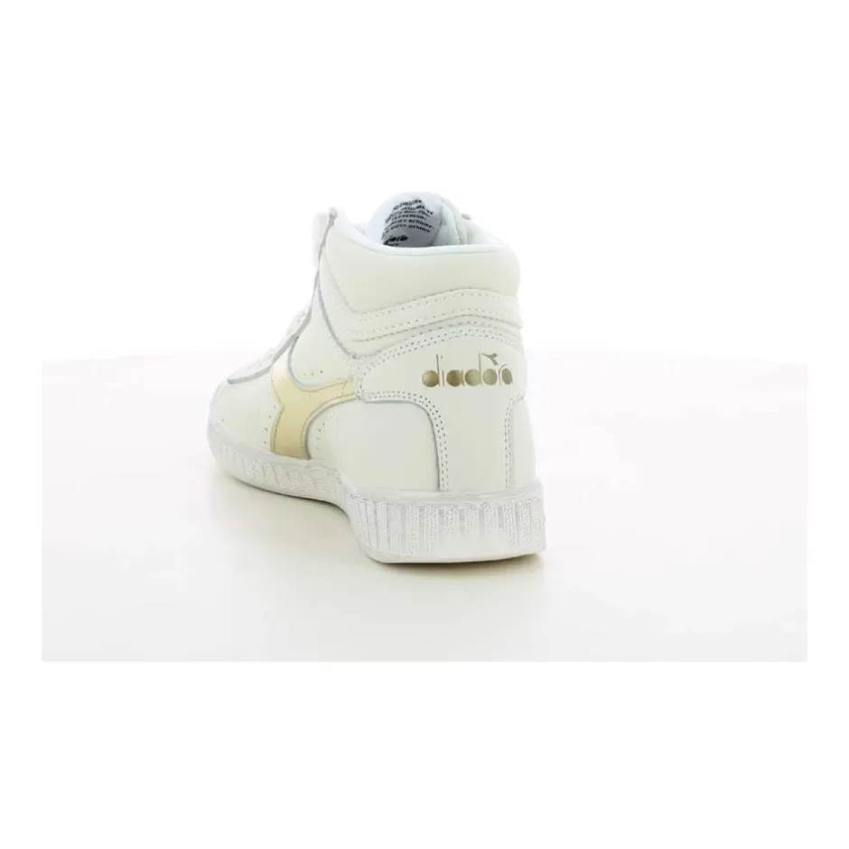New Game L High Waxed Dame Sneakers